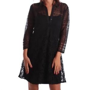 Desigual 42 Black Lace
Sheer Shirt Dress 8 Beautifully
Made